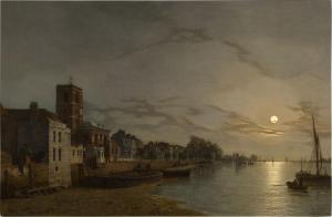 PETHER Henry 1828-1865,London, a view of the Thames at Chelsea reach by m,1859,Sotheby's 2022-07-07