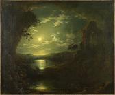 PETHER Henry 1828-1865,Moonlit Landscape with Ruins,1800,Susanin's US 2017-05-24