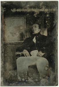 PETIOT GROFFIER Fortune Joseph,Self-portrait in his studio,1841,The Romantic Agony 2015-06-19