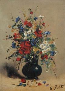 PETIT Eugene 1839-1886,Vase with field flowers,Bernaerts BE 2016-12-13