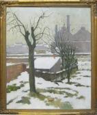 PETIT Georges 1879-1959,Neige.,Lhomme BE 2011-05-28