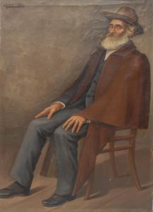 PETIT Georges 1879-1959,Portrait of an Elderly Gentleman, full-len,Bamfords Auctioneers and Valuers 2021-03-24