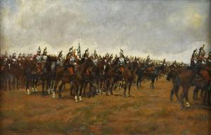 PETIT GERARD Pierre 1852-1933,Régiment de cavalerie,Etienne de Baecque FR 2023-03-31