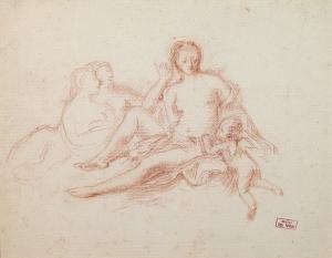 PETIT JEAN Hippolyte 1854-1929,Study of figures and a cherub,Sotheby's GB 2007-12-19