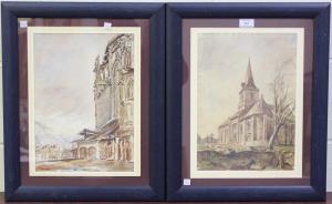 PETIT John Louis 1801-1868,Continental Gothic Church,Tooveys Auction GB 2021-11-10