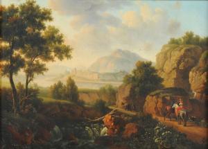 PETIT Pierre Joseph 1768-1825,Promenade dans un paysage buccholique,Millon & Associés FR 2015-06-17