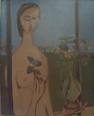 PETITJEAN Armand 1909-2004,Femme aux fleurs,Tajan FR 2007-06-27