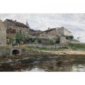 PETITJEAN Edmond Marie 1844-1925,a french river town,Sotheby's GB 2005-05-11