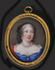 PETITOT Jean II 1653-1699,Portrait of Mademoiselle Moneazon,John Nicholson GB 2013-07-24