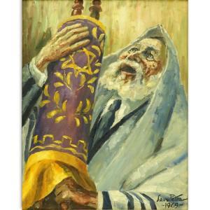 PETRA DAN Savu Bukarest 1903-1986,Rabbi,1969,Kodner Galleries US 2017-04-19