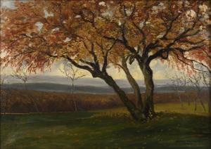 Petras Kalpokas 1880-1945,Herbstliche Landschaft,Wendl DE 2023-10-25