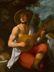 PETRAZZI Astolfo 1579-1665,shepherd playing the cetera,Sotheby's GB 2021-04-28