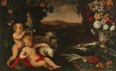 PETRAZZI Astolfo 1579-1665,Still life with Putti,Palais Dorotheum AT 2020-06-09