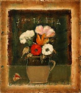 PETRESCU Corneliu 1924-2009,Vase with Flowers,1985,Artmark RO 2023-07-05