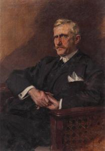 PETRESCU Costin 1872-1954,Portretul inginerului Karl Reschovschi,Artmark RO 2021-12-20