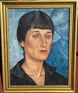 PETROV VODKIN Kuzma Sergievitch 1878-1939,Portrait of Anna Akhmatova,Hood Bill & Sons US 2024-01-16