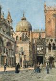 PETROVITS Ladislaus Eugen 1839-1907,Venice, Porta della Carta,1900,im Kinsky Auktionshaus 2019-04-09