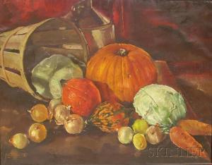 PETROVITS MILAN 1892-1944,Still Life with Squash, Onions, and Cabbage.,Skinner US 2009-11-18