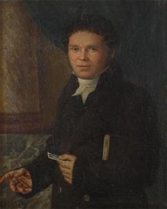 PETRUS JAN MAES 1770-1842,Portrait of a man,1822,Bernaerts BE 2009-10-19