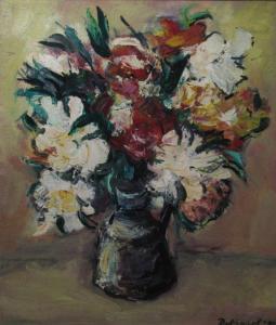 PETRUSEL,"Vas cu flori",1991,Alis Auction RO 2011-06-14