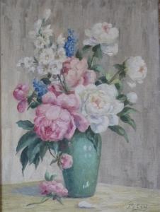 PETRY Victor 1903-1924,life on of flowers,20th century,Ewbank Auctions GB 2013-03-20