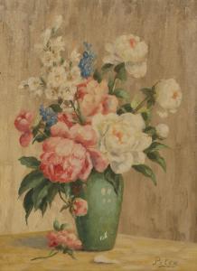 PETRY Victor 1903-1924,Still life study of flowers in a vase,Duke & Son GB 2013-09-26