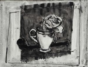 PETTENELLO Ennio 1929,Rosa con pipa e tazza,Galleria Pananti Casa d'Aste IT 2021-09-28