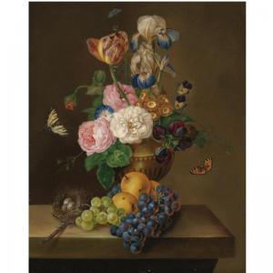 PETTER Franz Xaver 1791-1866,STILL-LEBEN MIT OBST UND BLUMEN (STILL LIFE WITH F,Sotheby's 2008-05-30