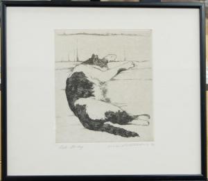 petterson Melvyn 1947,Cat Study,1992,Rosebery's GB 2022-12-14