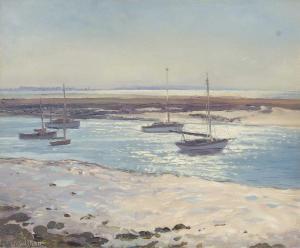 PETTITT Wilfred Stanley 1904-1978,Norfolk coastal scenes,Keys GB 2022-07-29
