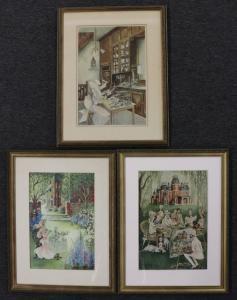 PETTY mary 1899-1976,Three Prints,Wiederseim US 2019-05-11