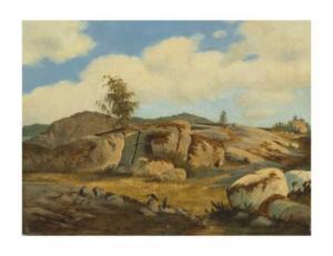 PETZHOLDT Fritz 1805-1838,Paysage aux rochers,Christie's GB 2017-09-19