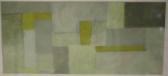 PEVZOV 1900-1900,Abstract in geel- en groen vlakken,1954,Venduehuis NL 2012-08-29