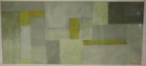 PEVZOV 1900-1900,Abstract in geel- en groen vlakken,1954,Venduehuis NL 2012-08-29