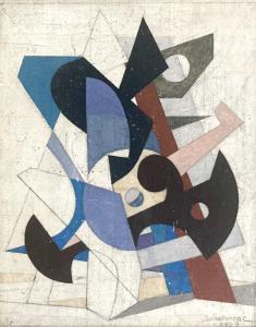 PEYRISSAC Jean 1895-1974,Geometric composition,1929,De Vuyst BE 2021-05-15