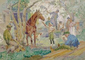 PEYTON Alfred Conway 1875-1936,The Thoroughbred,Skinner US 2010-01-29