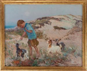 PEYTON Bertha Menzler 1871-1950,Four Kids,Neal Auction Company US 2022-10-13