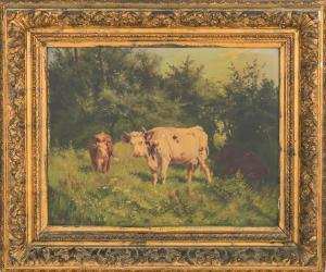 PEZANT Aymar 1846-1916,Paesaggio con mucche,Trionfante IT 2023-05-11