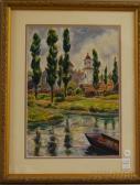 PEZZATI Peter 1902-1993,The Canals of Xochimilco, Mexico,1935,Skinner US 2011-04-13