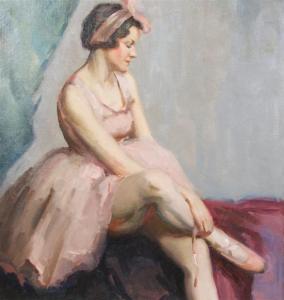PFANNER NASH Joseph 1900-1955,Ballerina Anna Pavlova,1945,Hindman US 2010-05-15