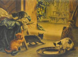 PFEIFFER Gordon Edward 1899-1983,Four kittens,Gilding's GB 2018-02-06