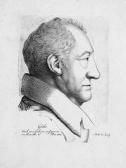 PFENNINGER Elisabeth,Bildnis Johann Wolfgang von Goethe im Profil,1818,Galerie Bassenge 2014-05-29
