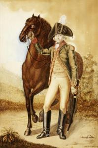 PFENNINGER Johann 1765-1825,Ostschweizer Kavallerie-Offizier,1789,Zofingen CH 2019-11-14