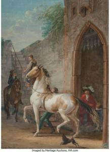 PFORR Johann Georg 1745-1798,The pie-bald stallion (no. 6),1791,Heritage US 2021-10-07