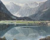 PFUND Alois 1876-1946,Sommerliche Ansicht eines Bergsees.,1924,Dobiaschofsky CH 2007-05-01