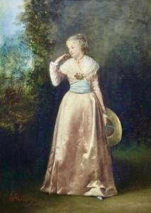 PHALIPON Adolphe 1800-1800,Elegante dame,Venduehuis NL 2021-10-17