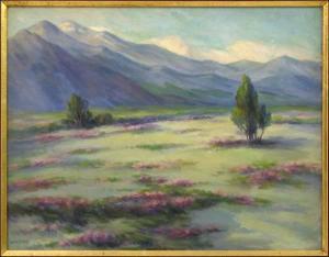 PHELPS Adelle C. 1866-1945,THE LILACS FIELD B,Susanin's US 2008-09-06
