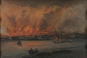 PHELPS Fred E 1800-1900,Boston Fire, November 8th 1872,1872,Skinner US 2014-02-07