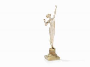 PHILIPPE Paul 1870-1930,The Awakening, Ivory Figure,c.1900,Auctionata DE 2016-05-25