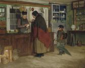 PHILIPPI Peter 1866-1958,Beim Krämer: The village shop,1914,Christie's GB 2008-07-02